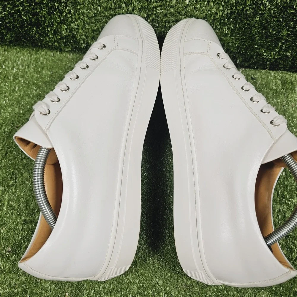 Thursday Boot Co Everyday Premier Low Triple White Leather Sneakers Mens Size 11